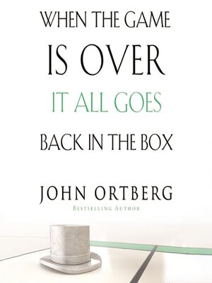 cover image of When the Game Is Over, It All Goes Back in the Box